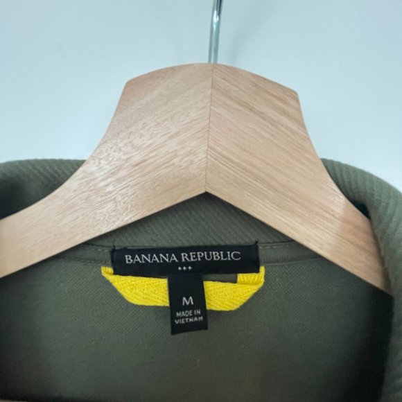 Olive green utlity jacket Banana Republic size M - Picture 2 of 4